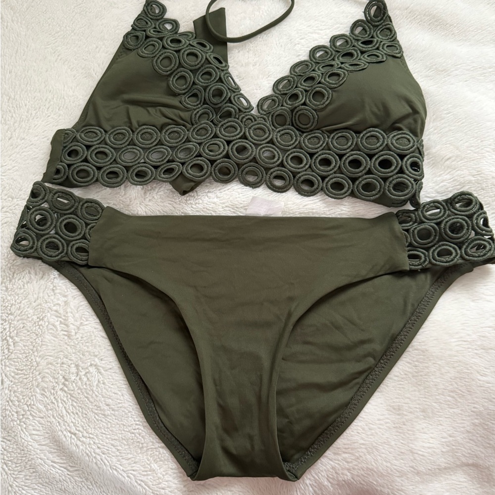 BECA Bikini Olive Green Women's Swimwear Set